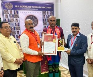 Ram Yadav Adsul Recognized as Oldest Person to Perform Shirshasana on a Table
